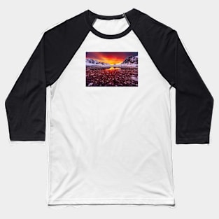 Antarctic Sunrise Baseball T-Shirt